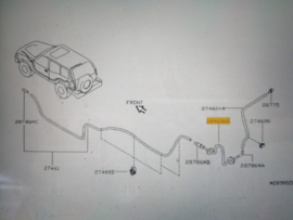 Ruitensproeierslang Nissan Terrano2 R20 28982-0F000 Gebruikt.