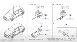 Bracket-timer Nissan Almera N16 28452-BM400