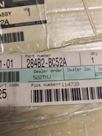 Body control module Nissan 284B2-BC52A E11/ K12 Origineel.