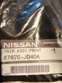 Stoelbekleding rugleuning Nissan Qashqai J10 87670-JD40A