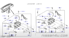 Kachelbedieningspaneel Nissan Primera P11 27510-3J400