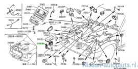 Verbindingskabel/ smeltzekering Nissan 24022-74G10 D21/ WD21 Origineel.