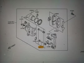 Remklauwrevisieset vooras Nissan Pixo UA0 41217-4A00A