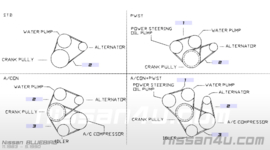 V-snaar 17x985 LD20 11920-05E15JP T12/U11