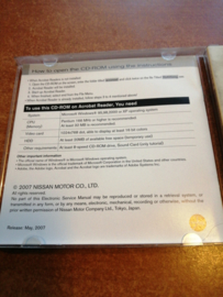 Consult-II Software Update CD-ROM DIAG: AED07A/ AFD07A/ ASD07A/ EGD07A/ EID07A/ EHD07A/ END07A/ UED07A
