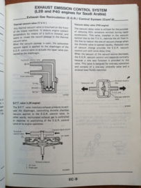 Service manual '' Model 160 series supplement-III '' Nissan Patrol 160 SM5E-160SG0