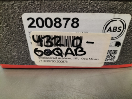 Wiellager achteras Nissan Interstar X70 43210-00QAB Nieuw.