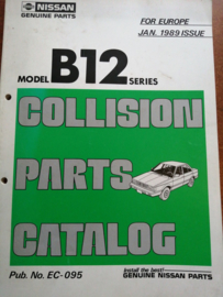 Collision parts catalog model B12 series Nissan Sunny B12 EC-095