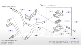 Luchtaanvoerslang luchtregelventiel Nissan 14860-62C10 B13/ N14/ Y10
