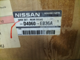 Shoe set-rear brake Nissan D4060-EB36A Original