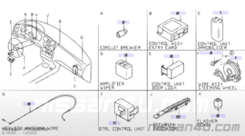 Airbagklokveer Nissan 25554-2F026 C23/ P11/ R20