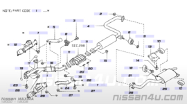 Middendemper Nissan Maxima QX V A33 20300-4Y300