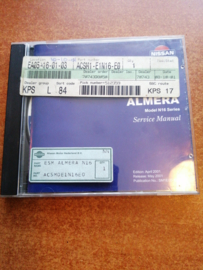 Electronic Service manual '' Model N16 series '' Nissan Almera N16 SM1E00-1N16E0E Gebruikt.