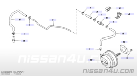 Remdrukbekrachtiger Nissan 47210-72Y02 B13/N14