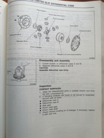 Service manual ''Model M11 series'' Nissan Prairie M11 SM9E-0M11G0 Used part.