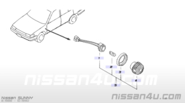 Afdichtrubber zijknipperlicht Nissan 26164-D1200 B11/ J30/ K10/ T11/ N13