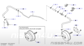 Remdrukbekrachtiger Nissan 47210-70Y01 B13/ N14 Gebruikt.