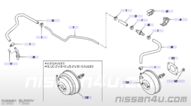 Booster brake Nissan 47210-70Y01 B13/ N14 used part.