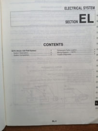 Service manual '' Model A32 series supplement-I '' SM4E-A32SE0 Nissan Maxima A32 Used part.