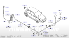 Ruitensproeierslang Nissan Almera N16 28940-BM402