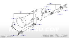 Voorste kruisstuk cardanas voorwielaandrijving Nissan 37125-2X801 D40/ R51 Nieuw.