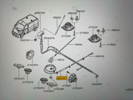 Antennekabel Nissan Primastar X83 28241-00Q0C