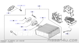 Aircoverdamper Nissan Almera N16 27280-BN000