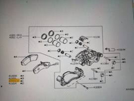 Remklauwrevisieset vooras Nissan Cabstar F24 D4120-MA000 (5001873369)