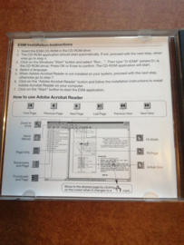 Electronic Service manual '' Model A33 series '' Nissan Maxima A33 SM2EGF-1A33E0E Gebruikt.