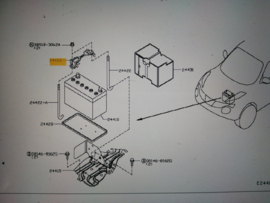 Accubeugel Nissan 24420-4m800 CA33/ F15/ J10 K13/ N16 orgineel.
