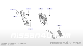 Elektronisch gaspedaal Nissan 18002-AU410 N16/ P12