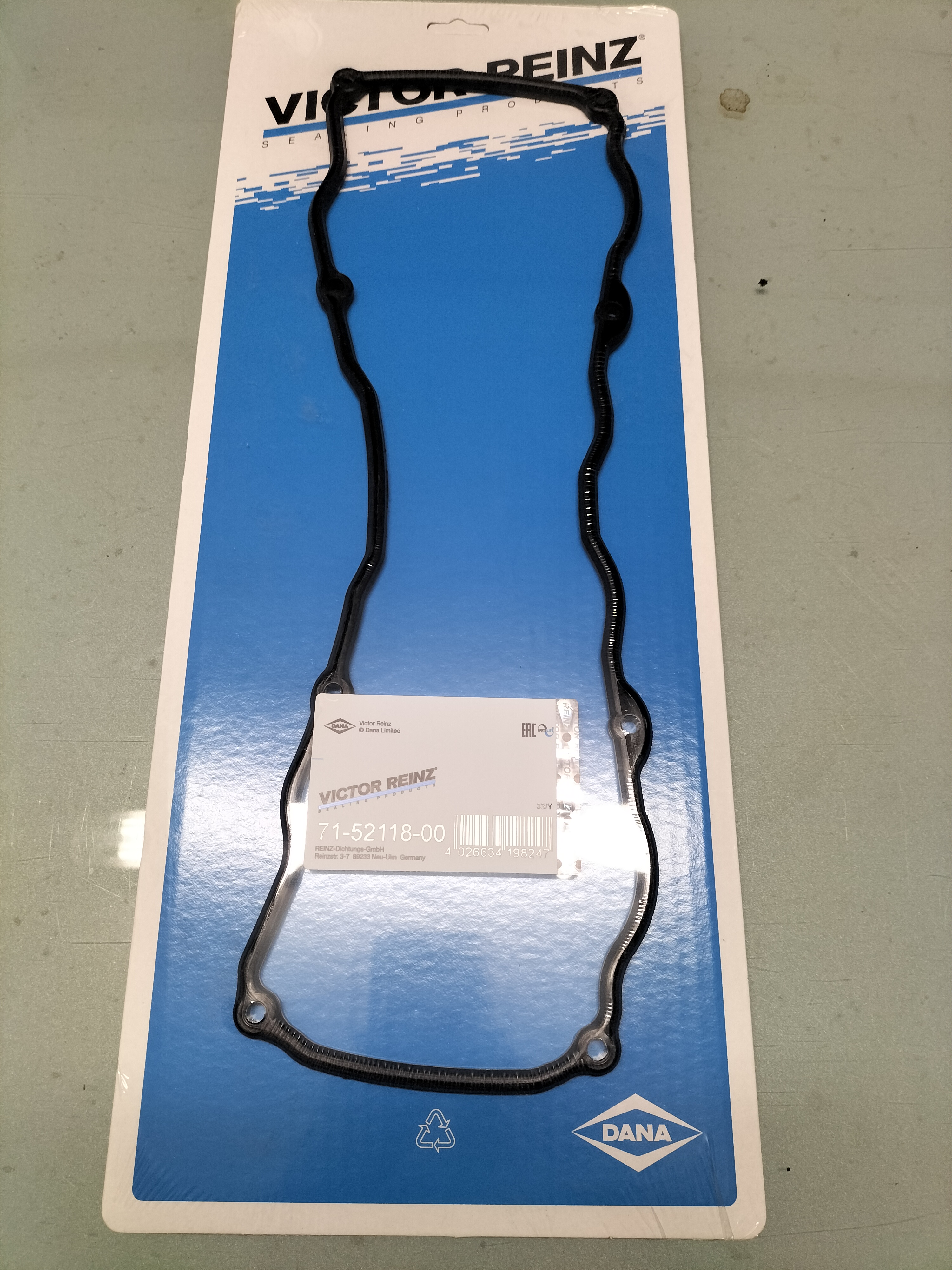 Kleppendekselpakking CA16S/ CA18T/ CA20E/ CA20S Nissan 13270-01E00 M11/ T12/ T72/ U11 New.