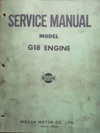 Service manual '' Model G18 engine '' 48331 (30330250)