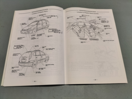''Body repair manual V10'' Reparatie handboek Nissan Almera Tino V10 BR0E-0V10E0 Gebruikt.