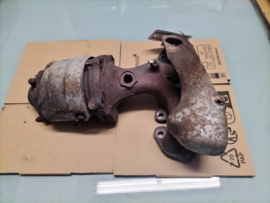 Uitlaatspruitstuk met katalysator Nissan Micra K11 14004-99B00 + 20800-99B26 Gebruikt.