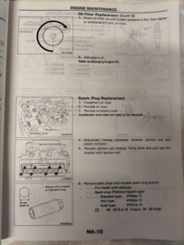 Service manual '' Model B12 and N13 series Supplement III CA16DE engine model '' Nissan Sunny B12 / Nissan Sunny N13 '' SM8E-N3BSG0 Used part.