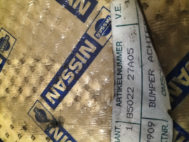 Achterbumper Nissan Sunny B11 - Van 85022-27A05 Origineel.