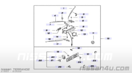 Kachelbedieningspaneel Nissan Terrano2 R20 27515-0F000
