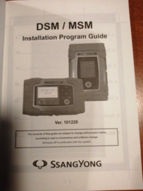 Ssangyong Intellegent Workshop DSM/MSM Install Guide