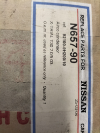 Aircocondensor Nissan 92100-9H200 Nieuw.