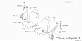 Adjuster-seat belt Nissan Primera P12 87824-AU000 Used part.