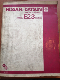 Service manual '' Model E23 series '' SM1E-0E23G0 Nissan Urvan E23