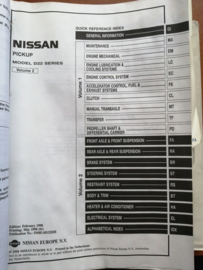 Service manual '' Model D22 series - Pickup '' Volume 2
