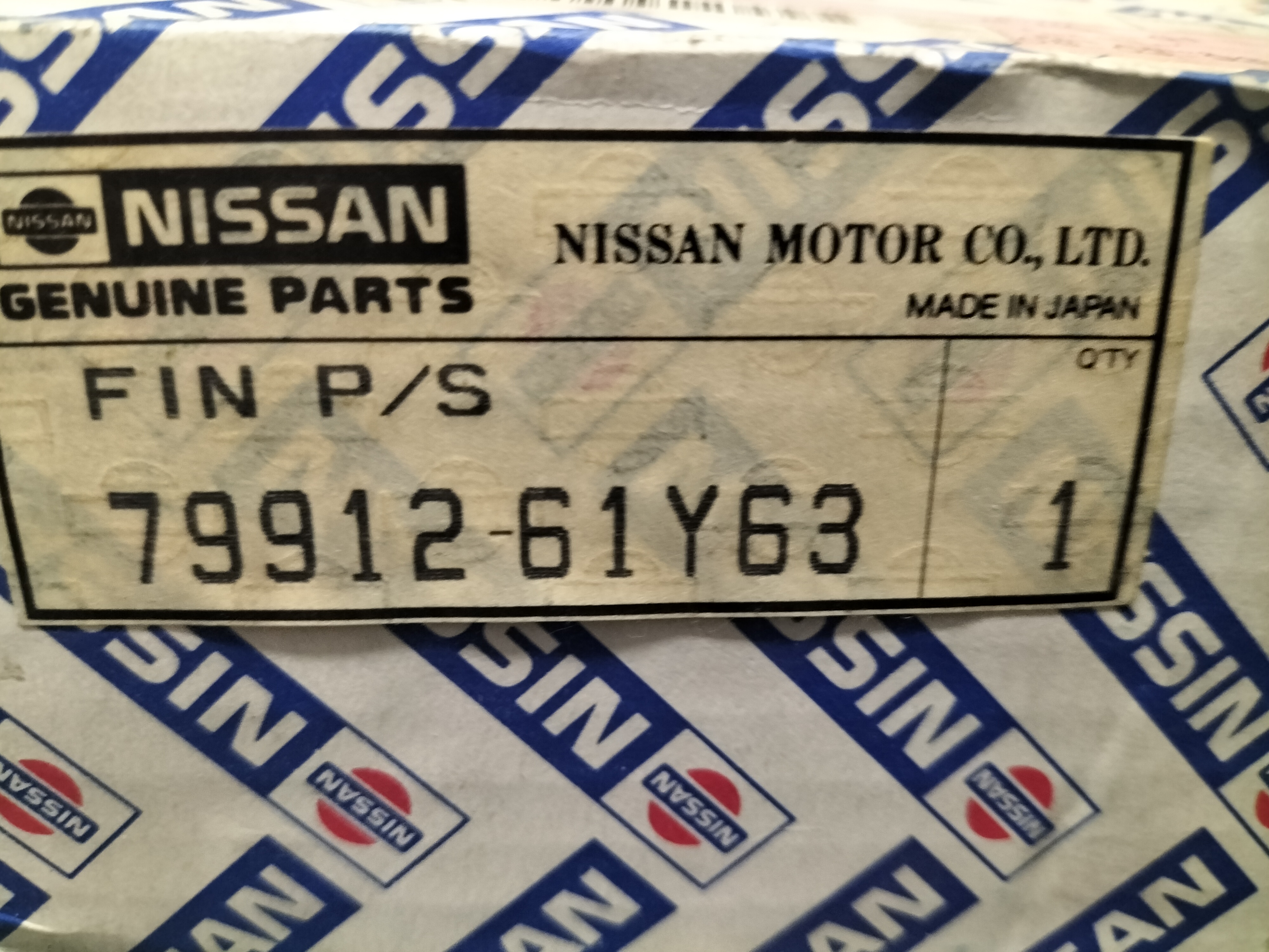 Hoedenplankpaneel Nissan 79912-61Y63 Origineel