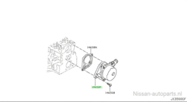 Vacuum pump K9K Nissan 14650-00Q1F E11/ F15/ J10/ JJ10/ K12/ M20M/ Z12 Used part.