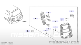 Body combination lamp, right-hand Nissan Micra K11 26554-6F600