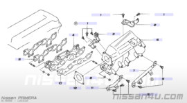 Support-manifold SR20DE Nissan Primera P11/ WP11 14017-9F505 Used part.