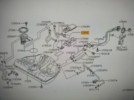 Fuel-pump Nissan Almera N15 17042-0M023 Original.