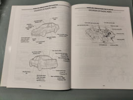 ''Body repair manual A32 '' Reparatie handboek Nissan Maxima A32 BR4E-0A32E0 Gebruikt.