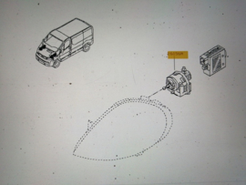 Lichthoogteregelaar / koplampstelmotor Nissan Primastar X83 26056-00Q0A
